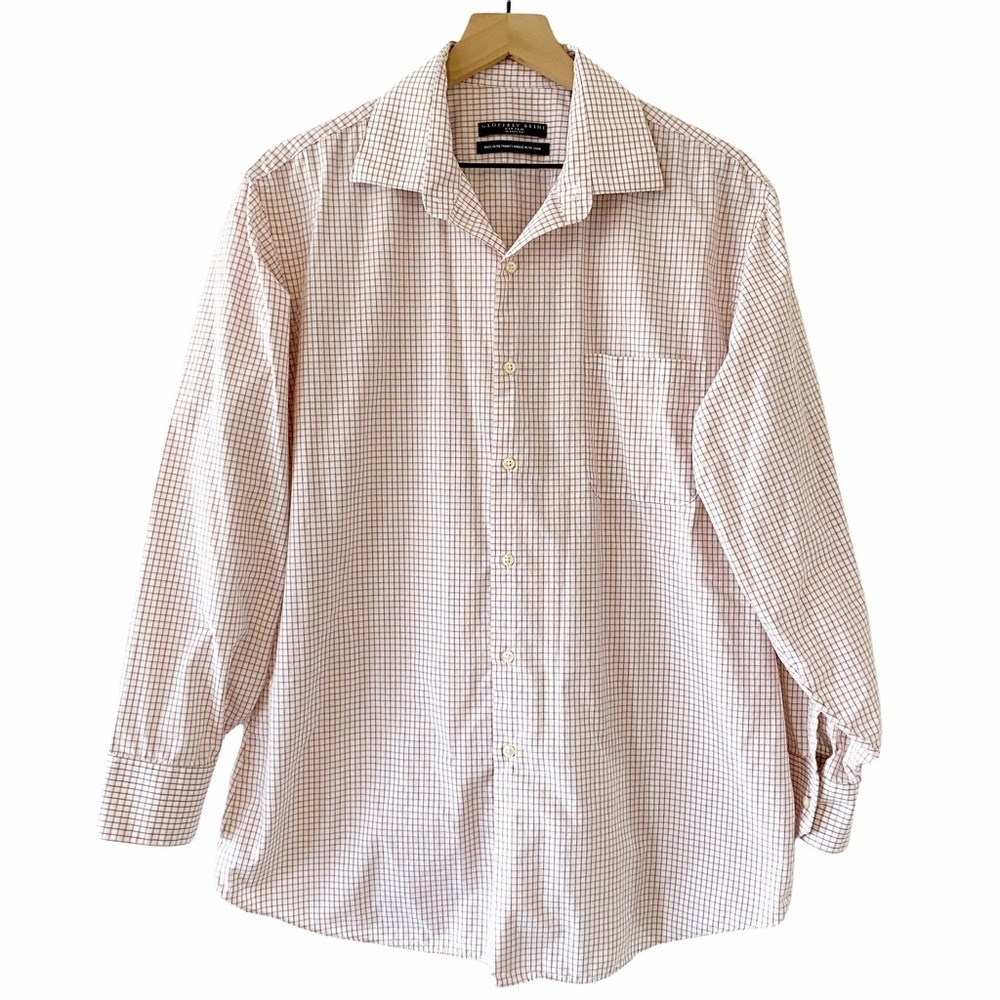 GEOFFREY BEENE Men’s Fitted Long Sleeve Dress Shirt